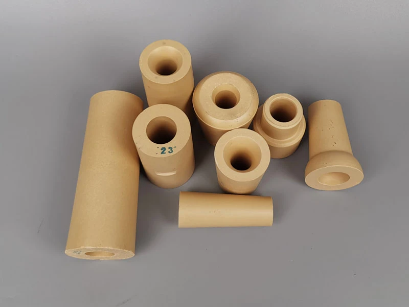 Durable Zirconia Tundish Nozzle Rau Nruam Casting
